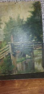 Schilderij Chris van der Windt(1877-1952), Antiek en Kunst, Ophalen