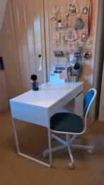 Bureau Micke van IKEA, met bovenstuk, Huis en Inrichting, Bureaus, Ophalen, Zo goed als nieuw