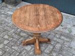 Houten Rond Tafeltje, Huis en Inrichting, Tafels | Bijzettafels, Minder dan 55 cm, Gebruikt, Klassiek, Rond