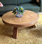 Eikenhout Salontafel (diameter 98cm), Ophalen, 100 tot 150 cm, Eikenhout, 50 tot 100 cm