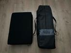 Qute Q-Sleep Campingbedje inclf matras- Perfect voor Reizen!, Gebruikt, Ophalen of Verzenden, Minder dan 140 cm, Matras