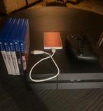 PS4 met 1 console, externe harde schijf en 5 spellen, Spelcomputers en Games, Spelcomputers | Sony PlayStation 4, Ophalen, Zo goed als nieuw