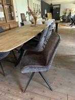 Nieuwe back-to-place draaistoel grijs/zwart, Ophalen, Nieuw, Vijf, Zes of meer stoelen, Stof