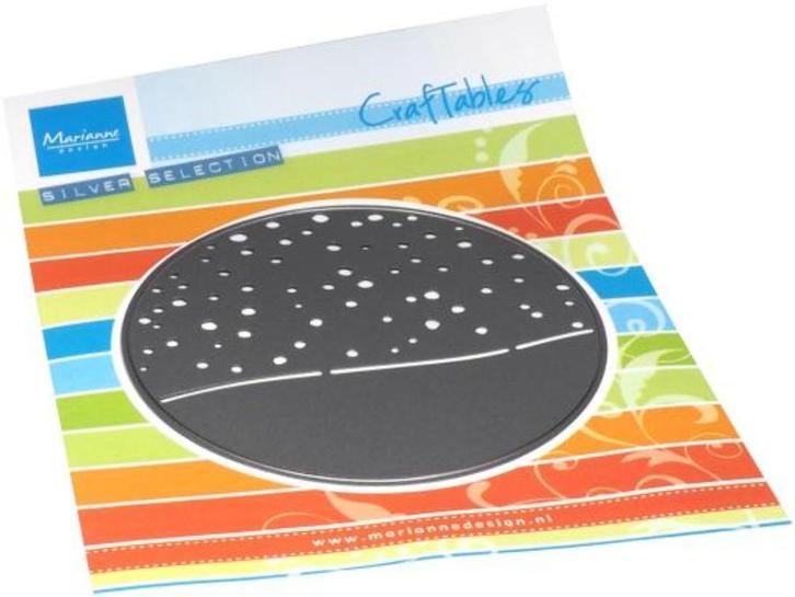 Marianne Design Craftables Winter Circle CR1628, Hobby en Vrije tijd, Kaarten | Zelf maken, Nieuw, Pons of Mal, Overige thema's