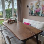 boomstamtafels boomstam eettafel uniek uit 1 stuk masief hou, Ophalen, 200 cm of meer, Zo goed als nieuw, Vijf personen of meer