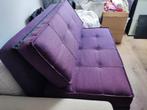 Futon bank Sandy - paars - slaapbank - zo goed als nieuw, Huis en Inrichting, Slaapkamer | Slaapbanken, Ophalen, 100 cm, 210 cm