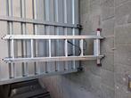 Aluminium lader, Doe-het-zelf en Verbouw, Ladders en Trappen, Ophalen, Zo goed als nieuw, Ladder, Opvouwbaar of Inschuifbaar