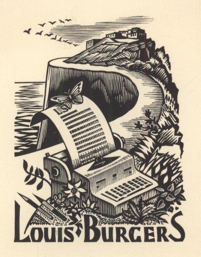 1707 Ex Libris Nederland : Thijs Mauve, 1956, Verzenden