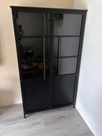 Industriele Vitrinekast Exhibit zwart als nieuw, Ophalen, Zo goed als nieuw, 25 tot 50 cm, 150 tot 200 cm