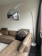 VERKOCHT Booglamp chroom, Huis en Inrichting, Lampen | Vloerlampen, Ophalen, Gebruikt, Metaal, 150 tot 200 cm
