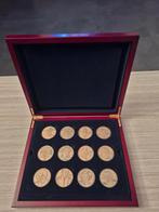 Beatrix in de Kunst - Bronzen Penningen Collectie, Postzegels en Munten, Ophalen of Verzenden, Brons, Nederland