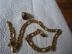 sieraden, Sieraden, Tassen en Uiterlijk, Kettingen, Verzenden, Gebruikt, Bruin, Overige materialen