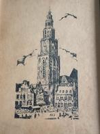 Groningen Martinitoren Prent incl lijst, Ophalen of Verzenden