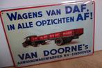 DAF VRACHTWAGENS / v DOORNE EINDHOVEN BORD voor WERKPLAATS, Verzamelen, Ophalen of Verzenden, Nieuw, Overige typen