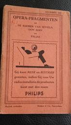 Opera fragmenten uit 1929, Verzenden