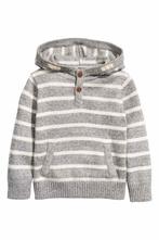 Leuke Gebreide Hoodie Trui van H&M! Mt 122-128, Kinderen en Baby's, Kinderkleding | Maat 122, Trui of Vest, H&M, Ophalen of Verzenden
