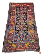 Handgeknoopt Perzisch wol Antiek Bachtiar tapijt 103x185cm, Antiek en Kunst, Ophalen of Verzenden