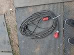 Krachtstroomkabel 5 aderig 16 ampère 25 meter lang, Ophalen of Verzenden, Zo goed als nieuw, Kabel of Snoer