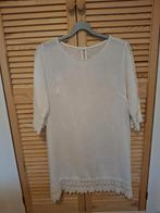 Broderie jurk, tuniek, maat 38-40,, Maat 38/40 (M), Verzenden, Wit, Zo goed als nieuw