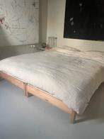 Ikea Utaker bed (evt incl matrassen en topper), Huis en Inrichting, Slaapkamer | Bedden, Ophalen, Verstelbaar, Overige kleuren
