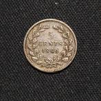 5 cent 1869, Koning Willem III, Verzenden, Zilver, Losse munt