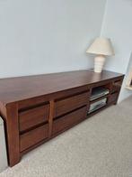 Teakhouten TV Meubel - 170cm, Gebruikt, 150 tot 200 cm, Minder dan 100 cm, Modern