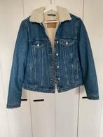 Spijkerjack gevoerd met teddy, Kleding | Dames, Jassen | Winter, Ophalen of Verzenden, Zo goed als nieuw, Maat 38/40 (M), Blauw