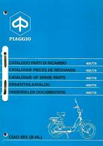Vespa Piaggio Ciao Mix onderdelenlijst bromfiets (8015z), Fietsen en Brommers, Handleidingen en Instructieboekjes, Ophalen of Verzenden