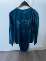 Blauwe velours huispak -, Kleding | Dames, Ophalen, Zo goed als nieuw, Maat 38/40 (M)