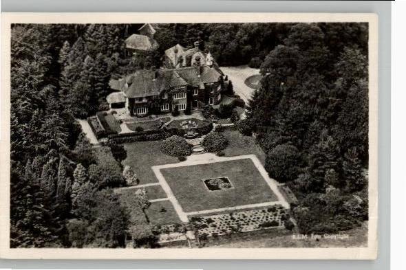 Rhenen Het Lyceum Huis Remmerstein st 1956 KLM luchtfoto, Verzenden, 1940 tot 1960, Gelopen, Utrecht