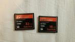 Set: SanDisk Extreme CompactFlash kaarten (32GB + 16GB), 32 GB, Zo goed als nieuw, SanDisk, Ophalen of Verzenden