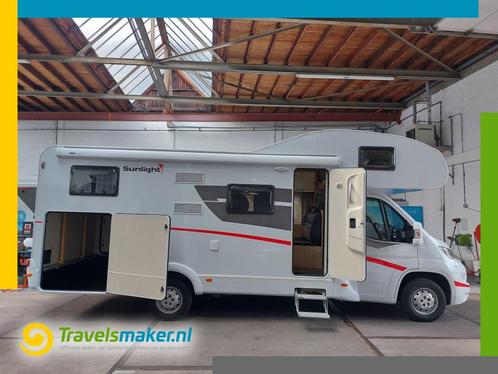 Sunlight A70 6 slaapplaatsen/fietsrek, Caravans en Kamperen, Campers, Bedrijf, tot en met 6, Sunlight, Diesel, Handgeschakeld