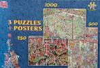 Jan van Haasteren puzzels, Hobby en Vrije tijd, Denksport en Puzzels, Ophalen, 500 t/m 1500 stukjes, Gebruikt