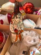 Antieke kerstversiering kerstengel oude kerstbal glas, Ophalen of Verzenden, Gebruikt
