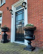 Gietijzeren tuinvazen tuinvaas bloempot bloembak op sokkel, Tuin en Terras, Tuinvazen, Ophalen, Nieuw