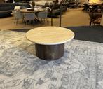 Salontafel Manhattan Mango/Travertin Direct/Leverbaar E2268, Huis en Inrichting, Tafels | Salontafels, Ophalen, 50 tot 100 cm