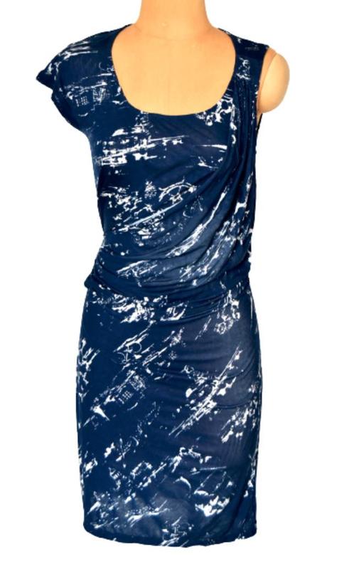 10 Feet jurkje, jurk, viscose, blauw, Mt. S, Kleding | Dames, Jurken, Zo goed als nieuw, Maat 36 (S), Blauw, Knielengte, Verzenden