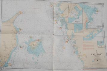 Zeekaarten Denemarken oost en Zweden west beschikbaar voor biedingen