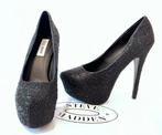 Steve Madden pumps met zwarte stress steentjes maat 40, Pumps, Zwart, Steve Madden, Nieuw