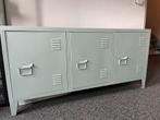 Mintgroene metalen locker dressoirkast, Ophalen, Gebruikt