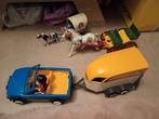 Paardentrailer schleich, Playmobiel, Ophalen of Verzenden, Zo goed als nieuw, Complete set