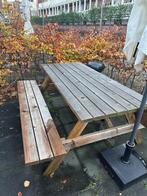Picknicktafel, Tuin en Terras, Picknicktafels, Ophalen, Gebruikt, Inklapbaar, Rechthoekig