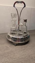 Zilveren/Verzilverd Tafelstel met Flesjes, Ophalen of Verzenden