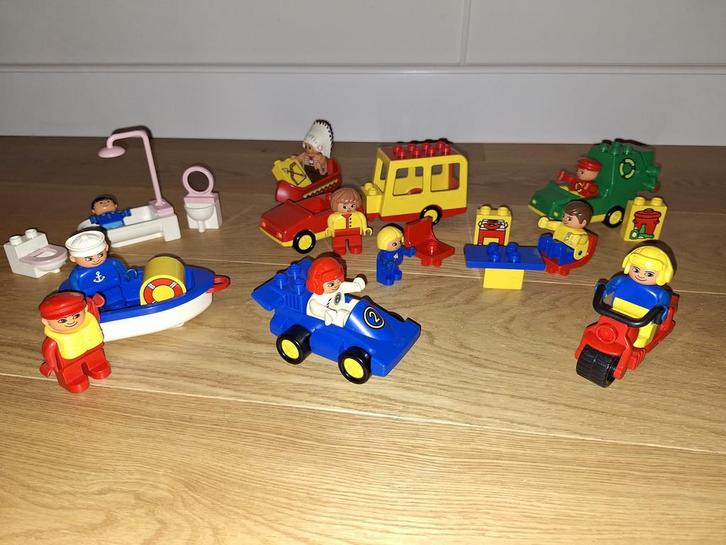Vintage Duplo o.a camping, indiaan, badkamer enz., Kinderen en Baby's, Speelgoed | Duplo en Lego, Zo goed als nieuw, Duplo, Ophalen of Verzenden