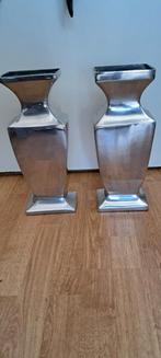 Diversen vazen, Overige kleuren, Ophalen of Verzenden, Minder dan 50 cm, Glas