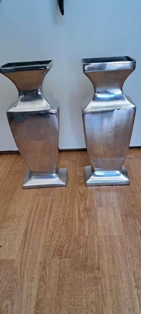 Diversen vazen, Huis en Inrichting, Woonaccessoires | Vazen, Zo goed als nieuw, Overige kleuren, Minder dan 50 cm, Glas, Ophalen of Verzenden