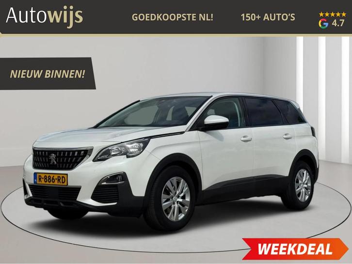 Peugeot 5008 1.2 PureTech GT-Line|54DKM|Trekhaak|7-Persoons, Auto's, Peugeot, Bedrijf, Te koop, ABS, Airbags, Airconditioning