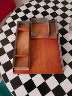 Vintage teakhouten bureau set deens desing, Ophalen of Verzenden