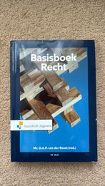 O.A.P. van der Roest - Basisboek Recht 16e druk, Ophalen of Verzenden, Zo goed als nieuw, HBO, O.A.P. van der Roest