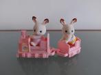 Sylvanian Families Baby Trein met Konijntjes, Ophalen of Verzenden, Zo goed als nieuw, Jongen of Meisje